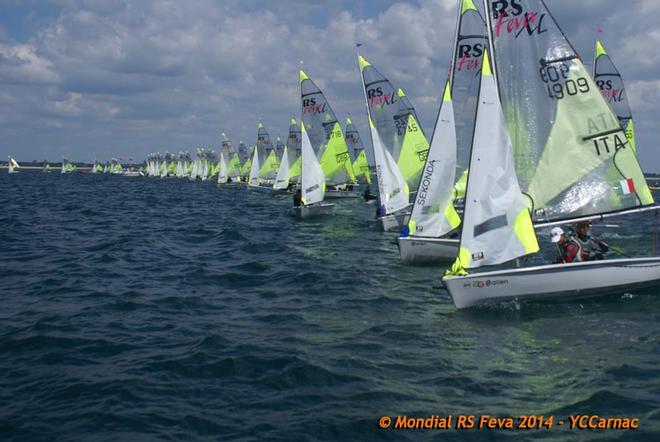 Allen RS Feva World Championships 2014 - Day three © Mondial RS Feva - YC Carnac